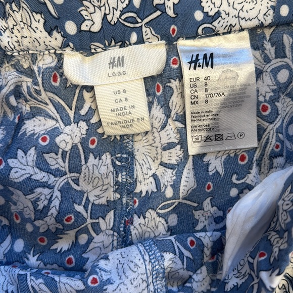 H&M L.o.g.g. Boho wide leg pants - 8 - Picture 3 of 3